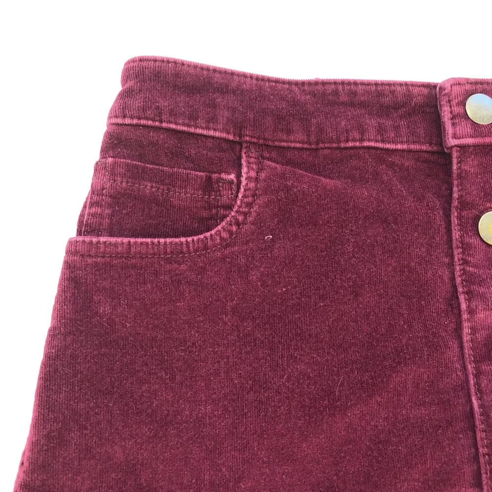 Express, Corduroy Mini Skirt, Button Down Front, Size 0